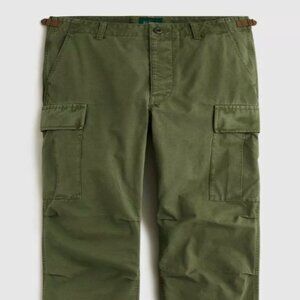 J.Crew Cargo Pant Cotton Ripstop - Size 33 waist - Fatigue Green